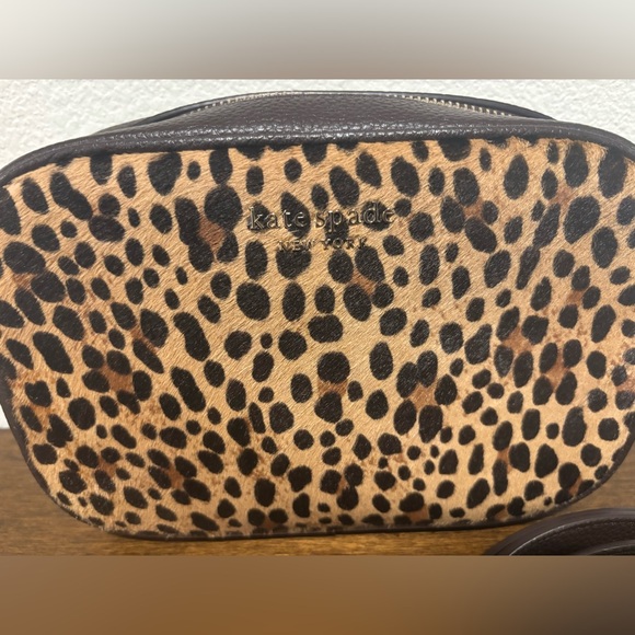 Kate Spade Brown Crossbody Bag with Leopard Print - Picture 3 of 6